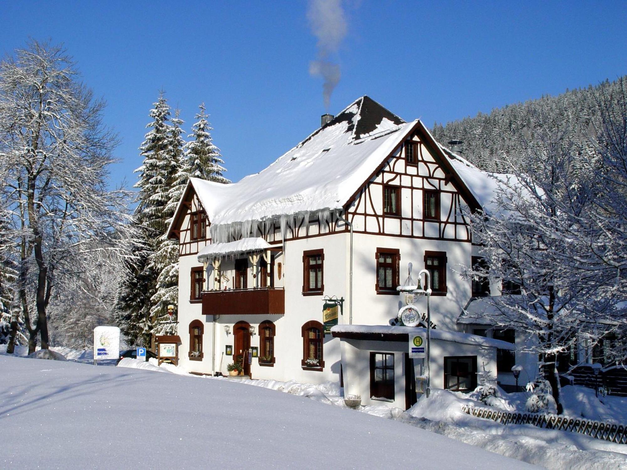 Gasthof Und Pension Hammerschaenke Wildenthal Exterior photo
